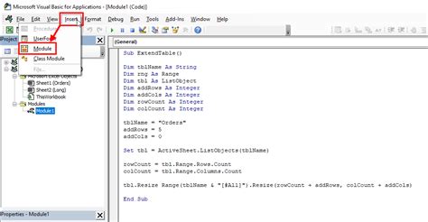 How To Set The End Of A Table In Excel