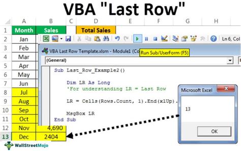 How To Set The Last Row In Vba