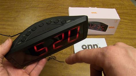 How To Set The Time On An Onn Alarm Clock