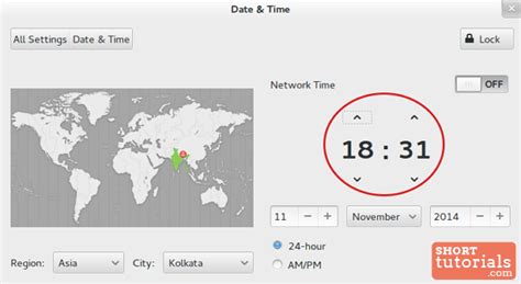 how to set time in ubuntu