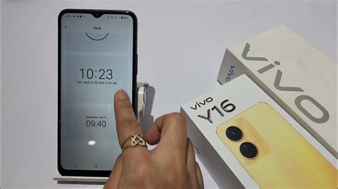 how to set time on home screen in vivo