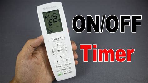 How To Set Timer Gree Ac