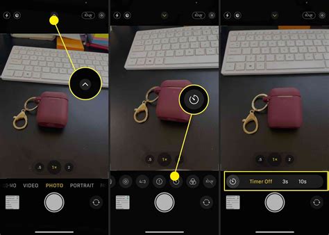 how to set timer on iphone 13 pro max camera