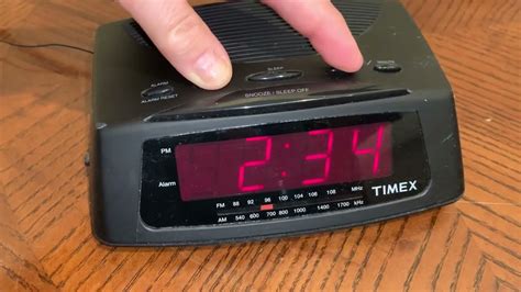 How To Set Timex Alarm Clock It2312