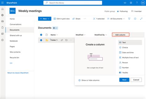how to set up a shared folder in sharepoint