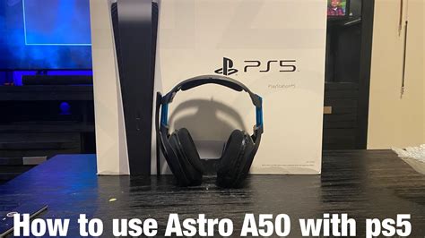 how to set up astro a50 on ps5