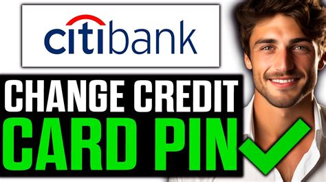 how to set up citi credit card pin