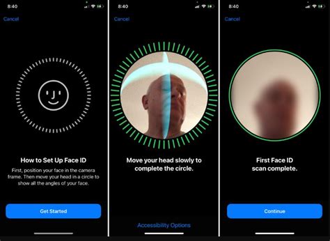 how to set up face id without passcode