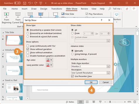 How To Set Up Slideshow In Powerpoint