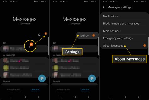 how to set up text messaging on an android phone