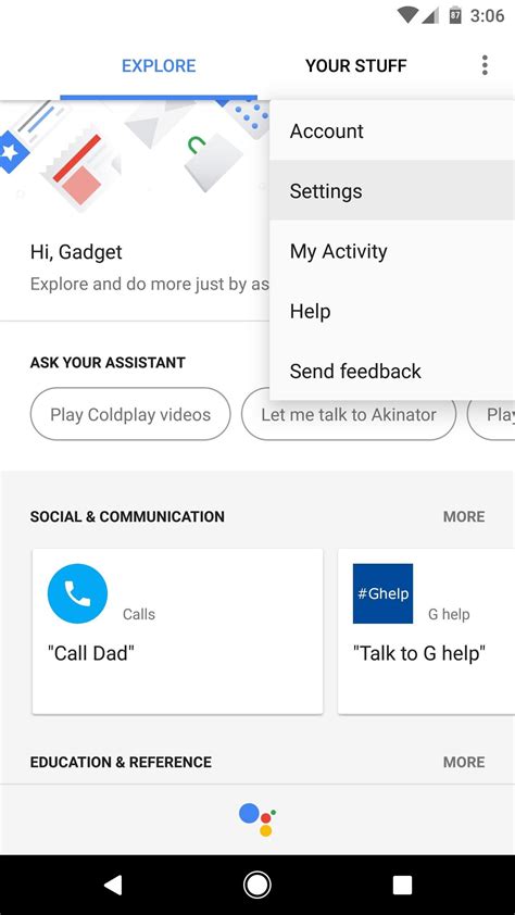 how to set up voice commands