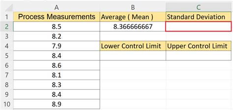 how to set upper and lower control limits in minitab