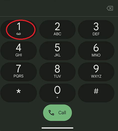 how to set voicemail number on android