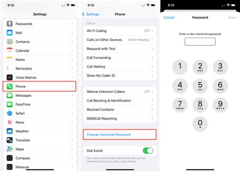 how to set voicemail on iphone 15