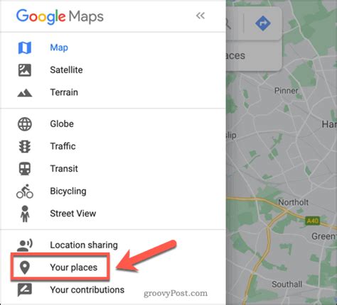 how to set work place in google maps