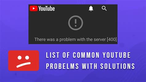 how to set youtube problem