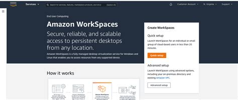 How To Setup Amazon Workspaces