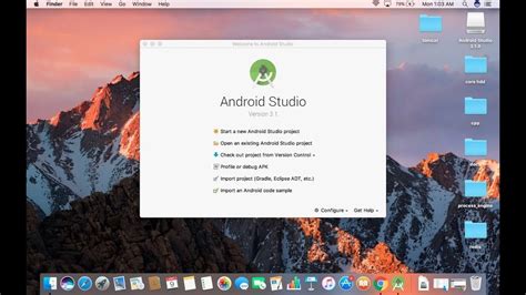 how to setup android studio on mac