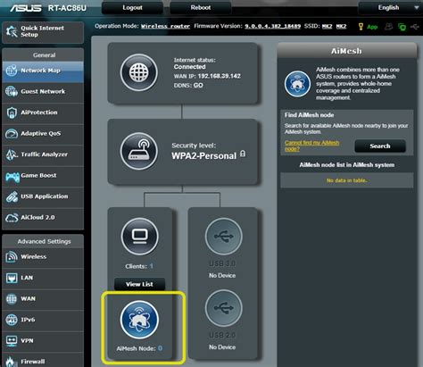 how to setup asus aimesh router