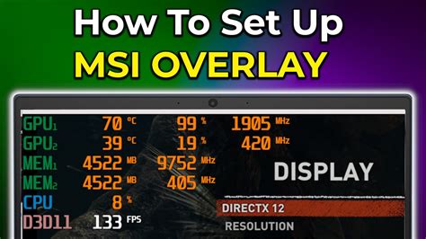 how to setup msi afterburner overlay