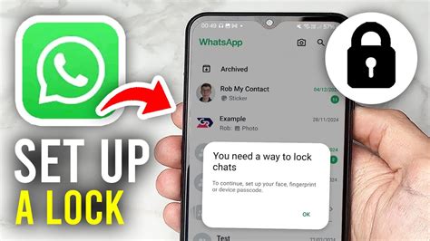 how to setup passcode to lock chat in whatsapp android