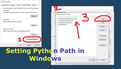 how to setup python environment variables windows 11