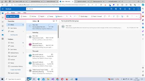 how to setup toolbar in outlook
