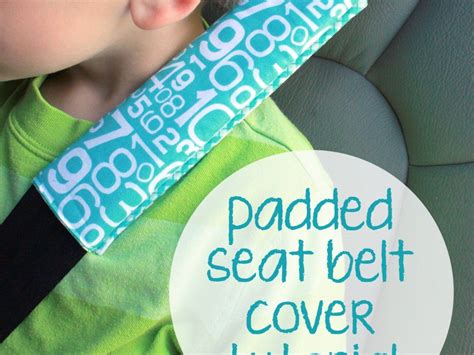 how to sew a seat belt cover