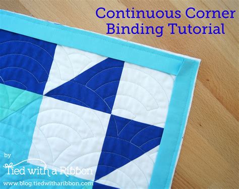 How To Sew Binding Around A Corner