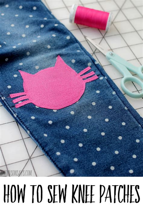 How To Sew On A Knee Patch