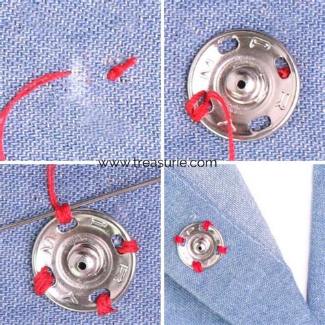 How To Sew On Snaps Work