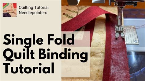 How To Sew Single Fold Binding