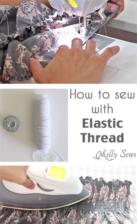 how to sew with elastic thread by hand for beginners