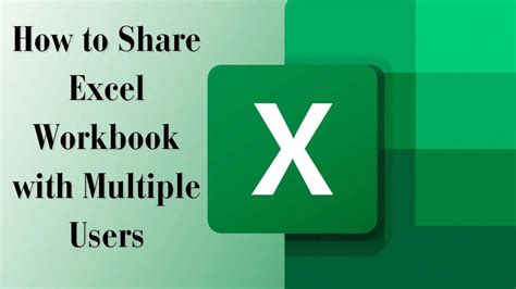 how to share a excel workbook with multiple users
