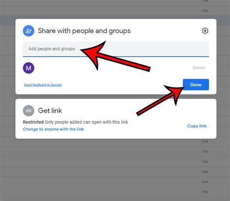 how to share a folder in google docs