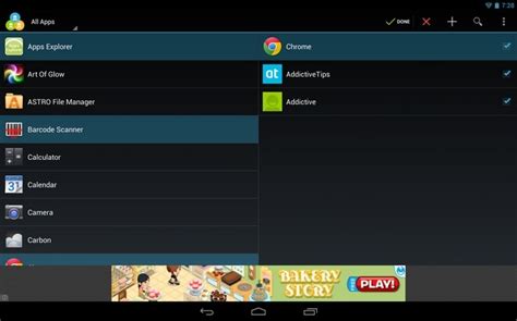 how to share apps between android and tablet