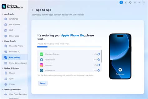 how to share apps from android to iphone 6