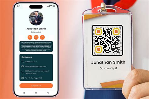 how to share contact via qr code