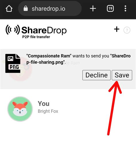how to share data from ios to android