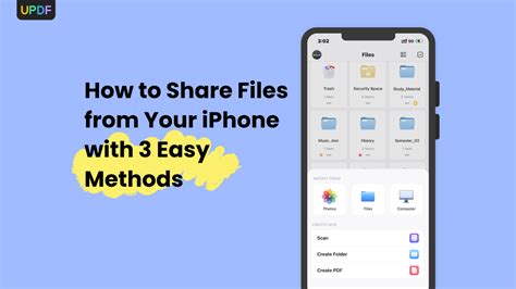 how to share data on iphone