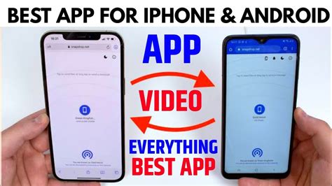 how to share data with iphone and android