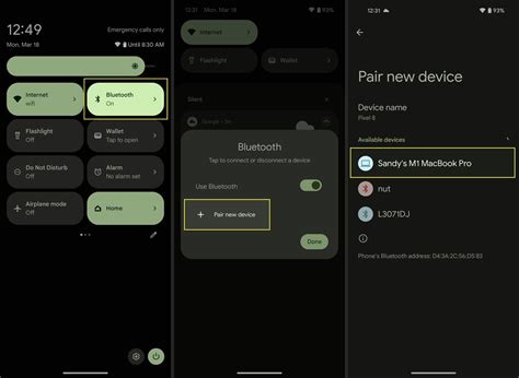 how to share files from android to mac via bluetooth
