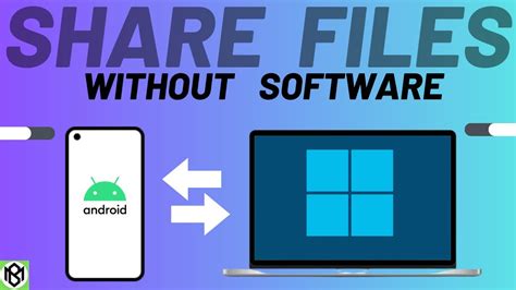 how to share files from mobile to pc without usb and internet