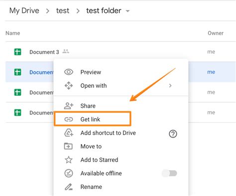 how to share google excel sheet