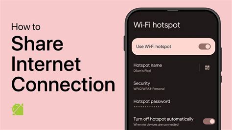 how to share internet from android to iphone using hotspot