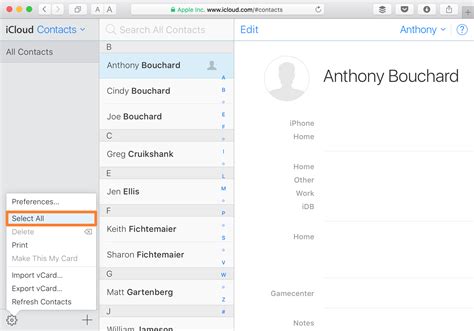 how to share iphone contacts in excel sheet