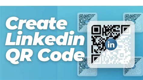 how to share linkedin qr code