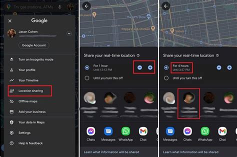 how to share location from iphone to android reddit