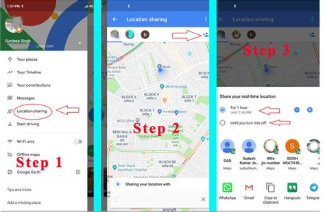 how to share map with someone
