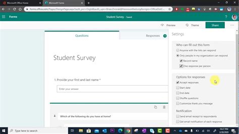 How to Create and Share a Microsoft Form // Learning Technologies